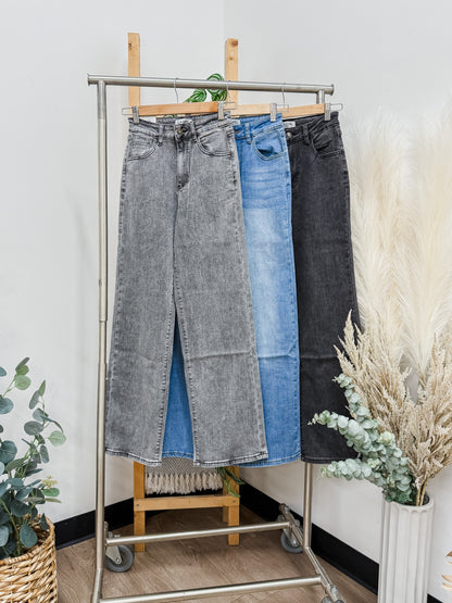 RESTOCK! Ellie Stretch High Rise Wide Leg Jeans