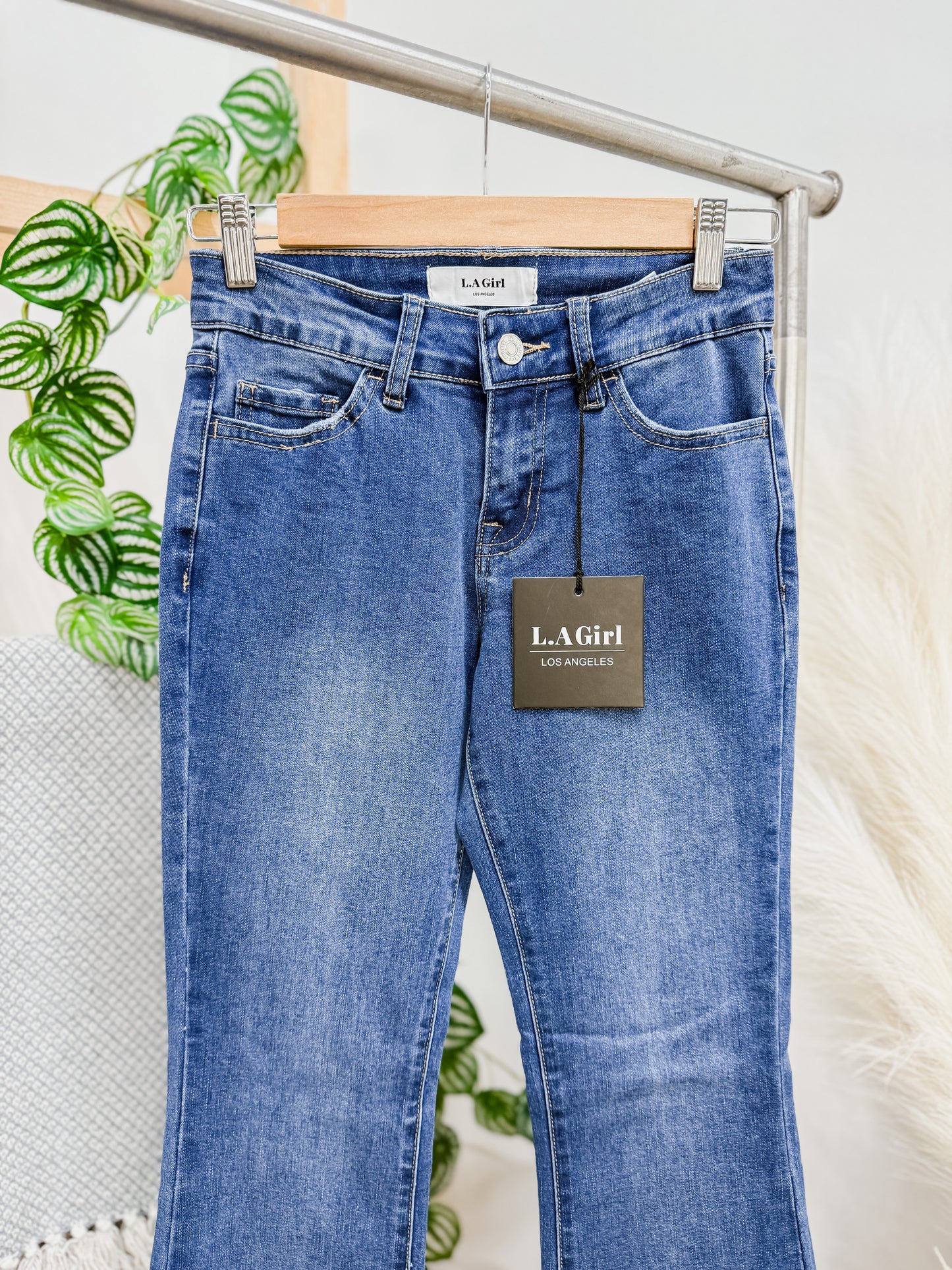 Ashelyn Bootcut Mid Rise Jeans