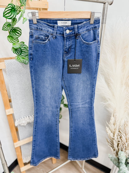 Ashelyn Bootcut Mid Rise Jeans