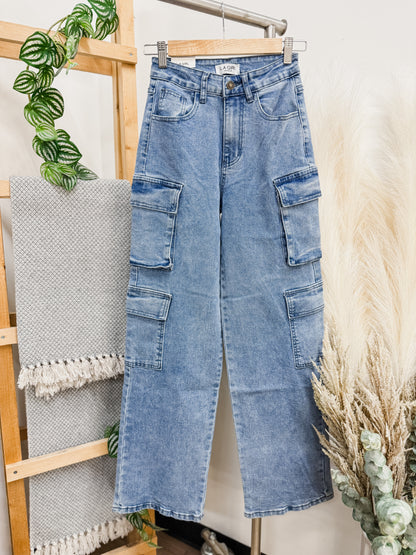 Noelle Cargo Baggy Jeans