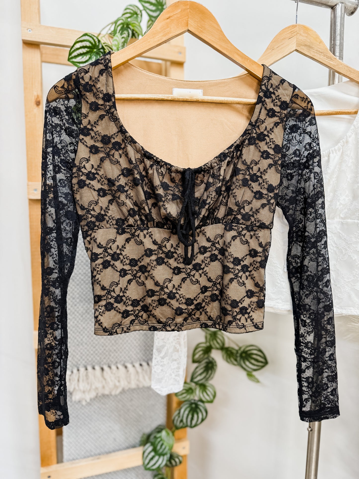 Lainey Lace Long Sleeve Top