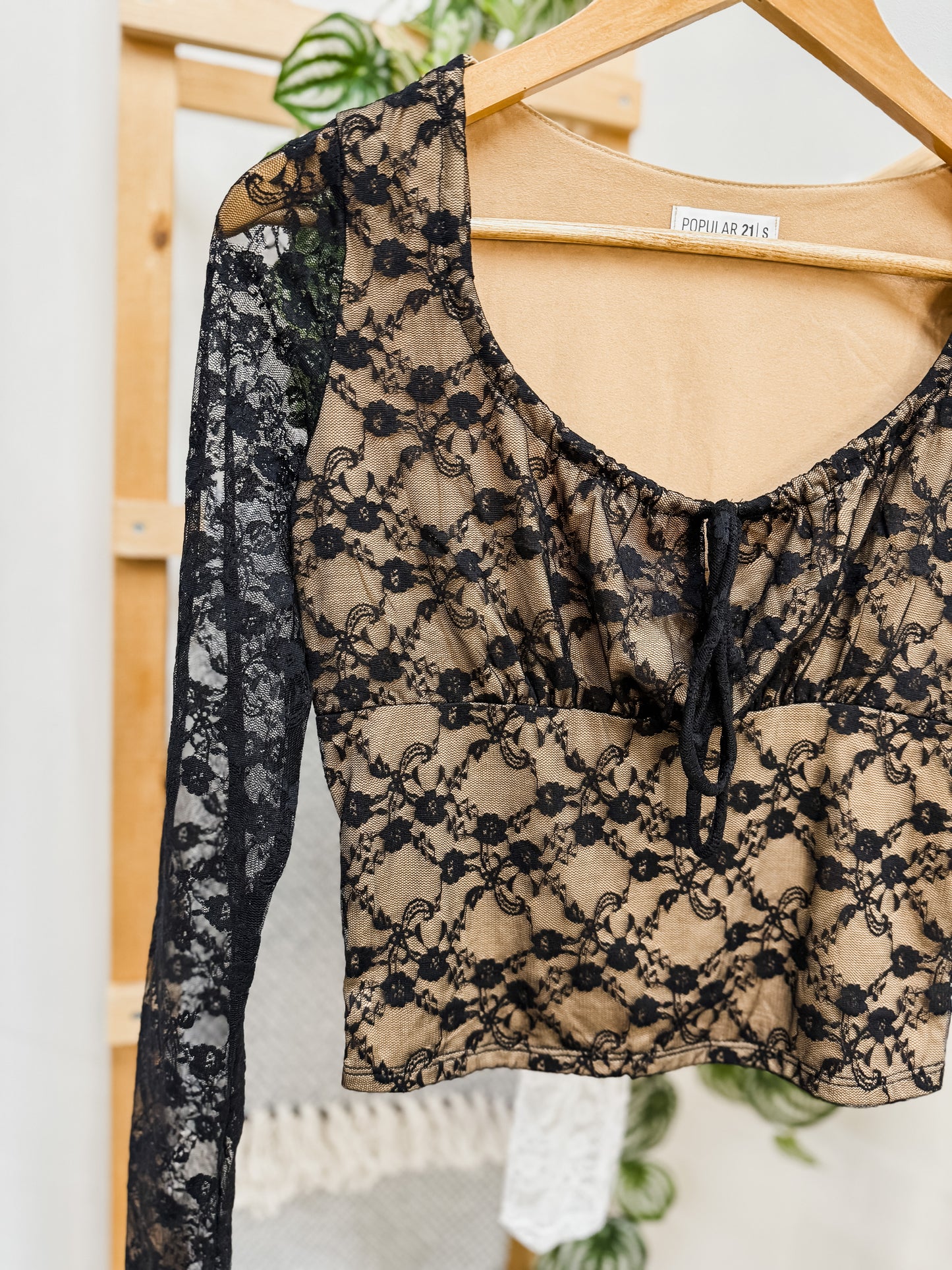 Lainey Lace Long Sleeve Top