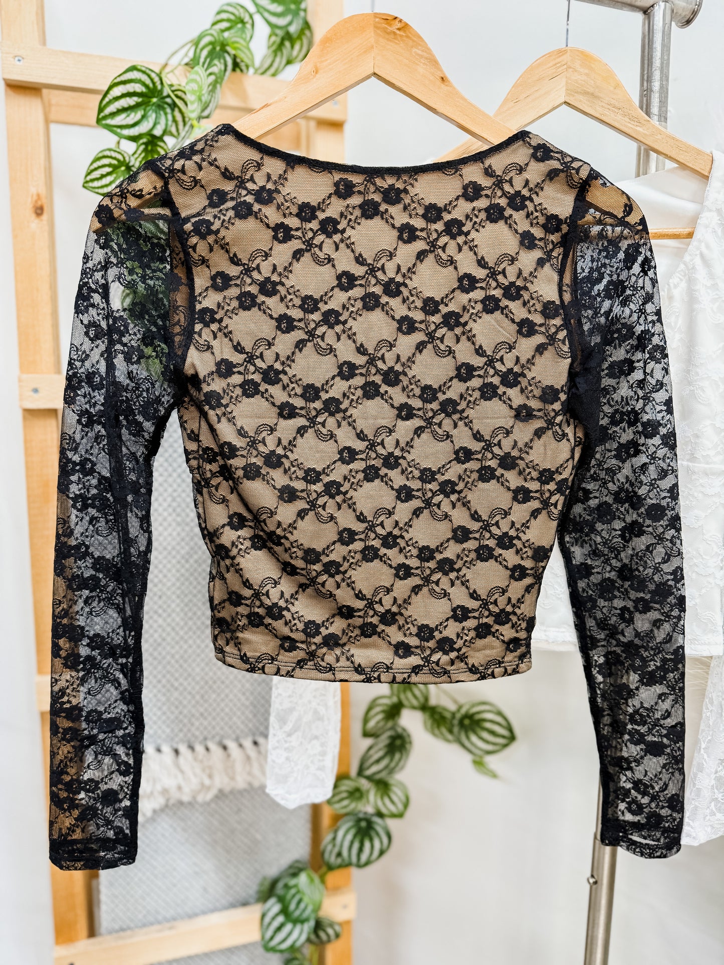 Lainey Lace Long Sleeve Top