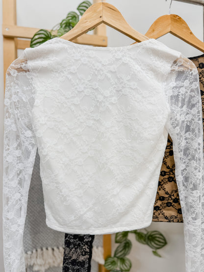 Lainey Lace Long Sleeve Top