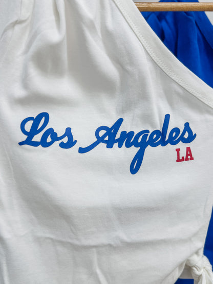 Los Angeles One Shoulder Baby Tee