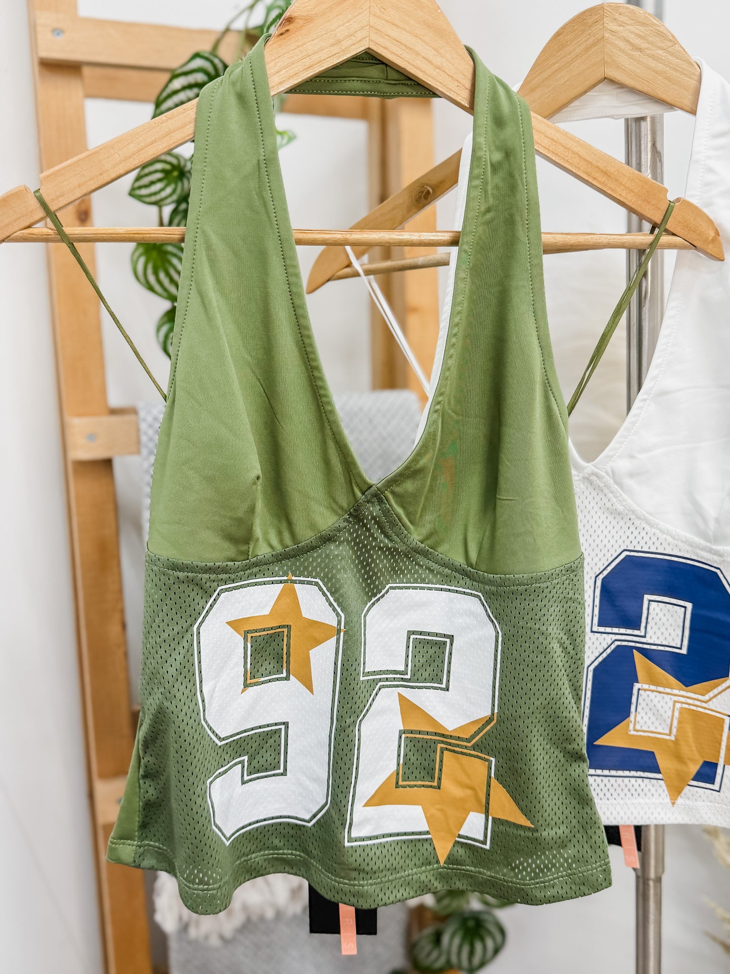 Sporty '92 Jersey Halter Top