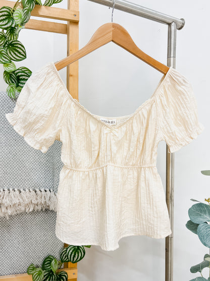 Paloma Dainty Bow Empire Waist Top