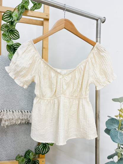 Paloma Dainty Bow Empire Waist Top