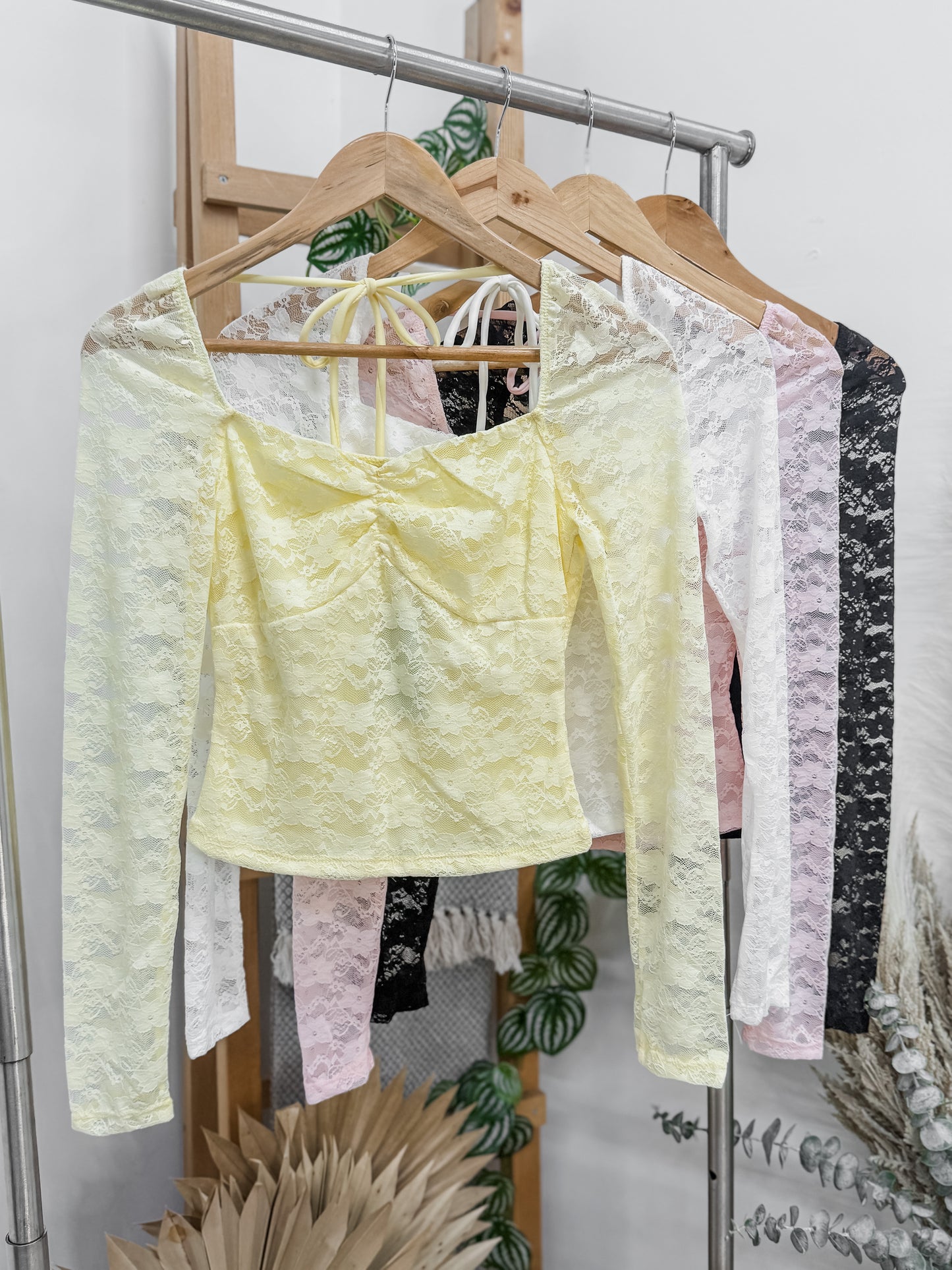 Emilia Lace Long Sleeve Top