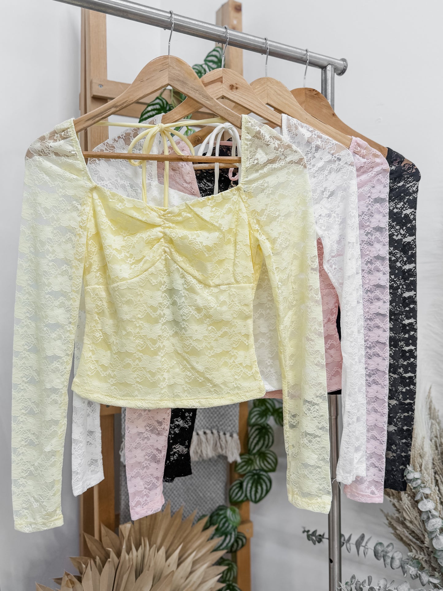 Emilia Lace Long Sleeve Top