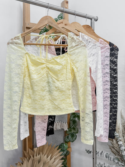 Emilia Lace Long Sleeve Top