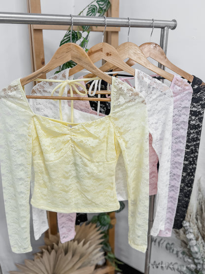 Emilia Lace Long Sleeve Top