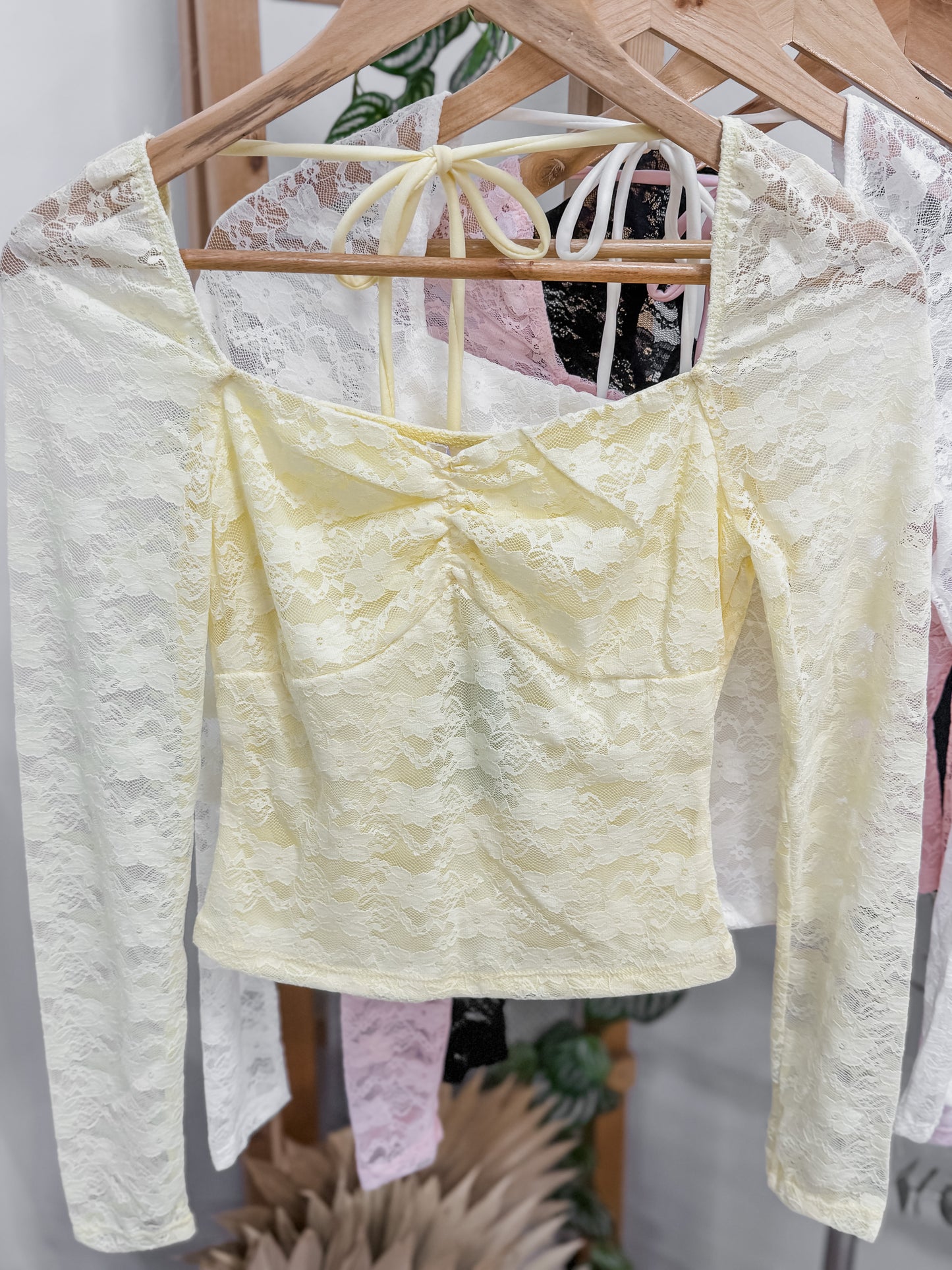 Emilia Lace Long Sleeve Top