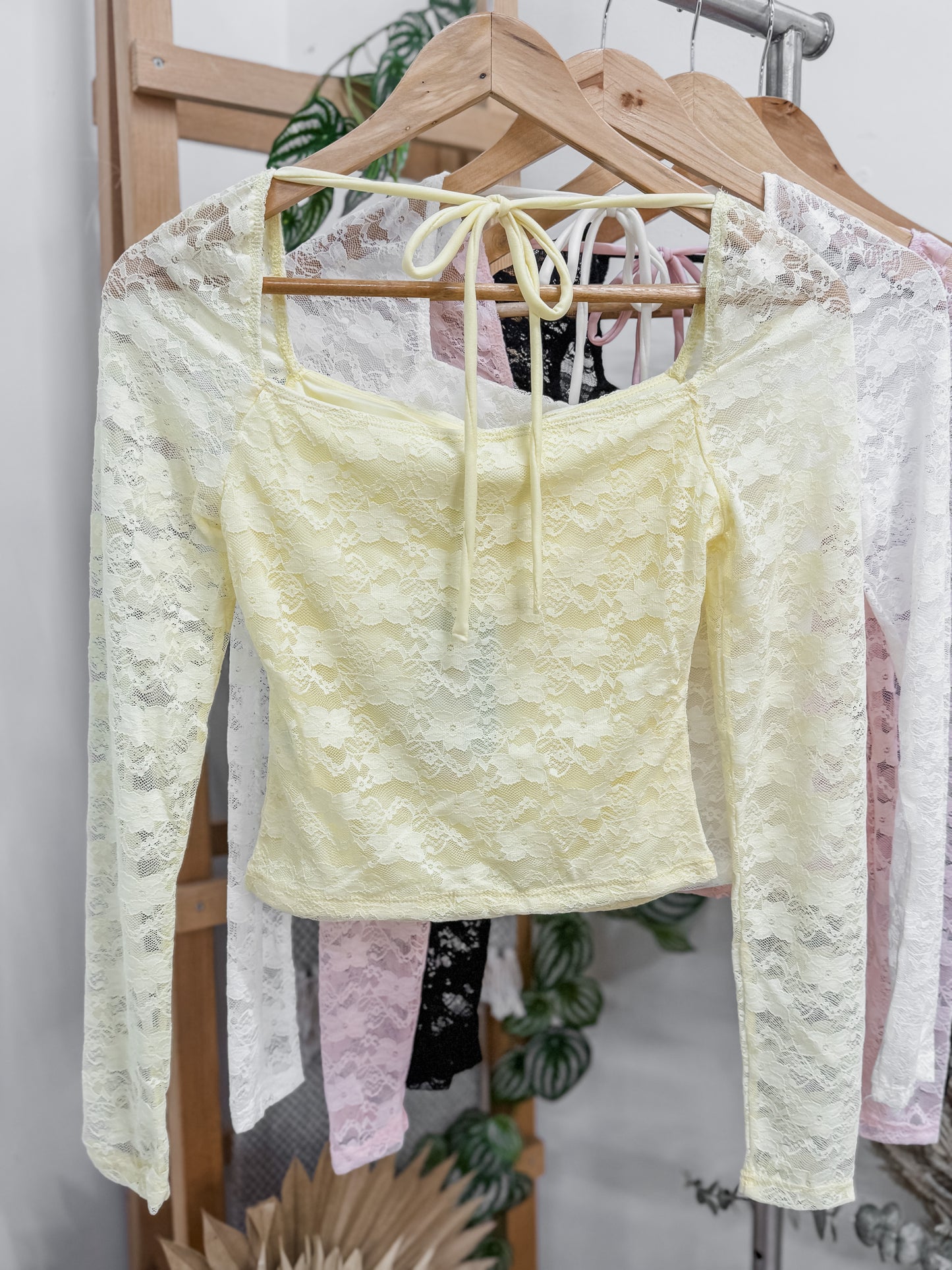 Emilia Lace Long Sleeve Top