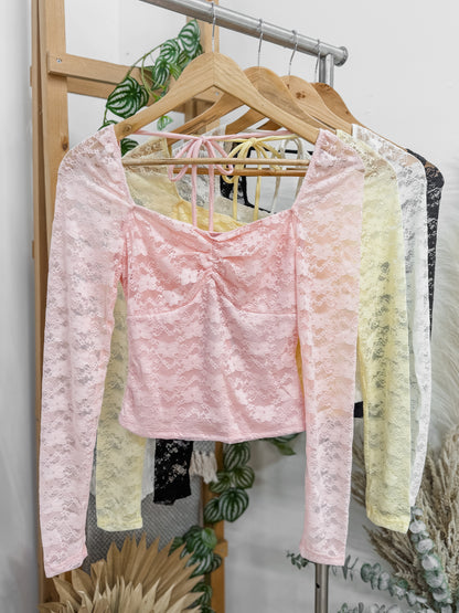 Emilia Lace Long Sleeve Top