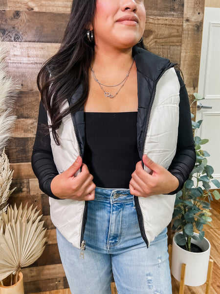 RESTOCK! Layla Reversible Puffer Vest