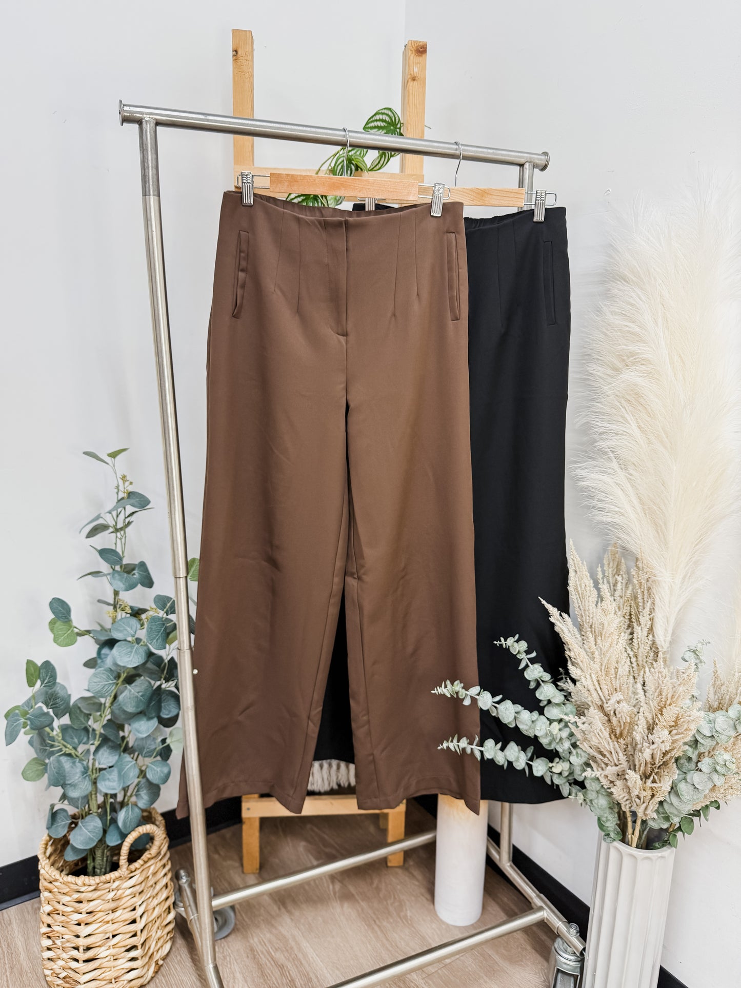 Sylvia Wide Leg Trouser Pants