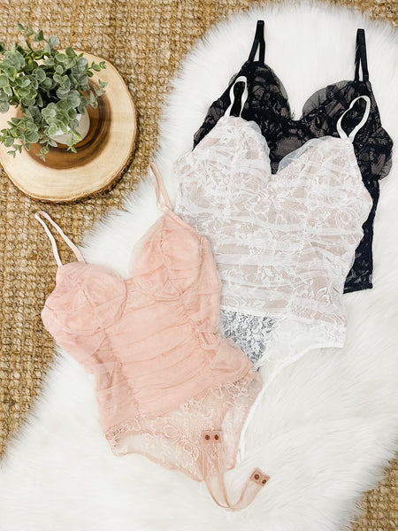 Lani Lace Mesh Bodysuit