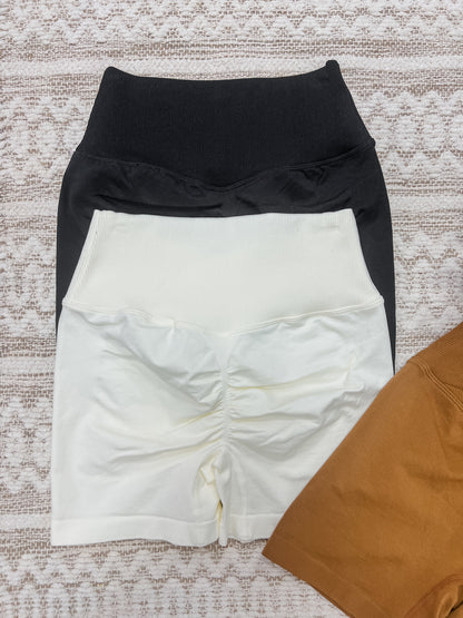 RESTOCK! Perfect Peach Crossover Waist Shorts
