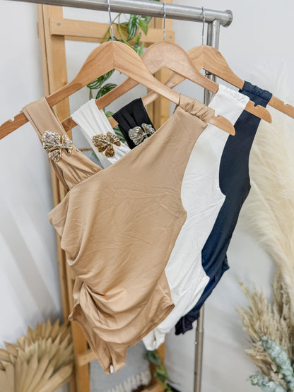 Aurora Metal Accent Bodysuit