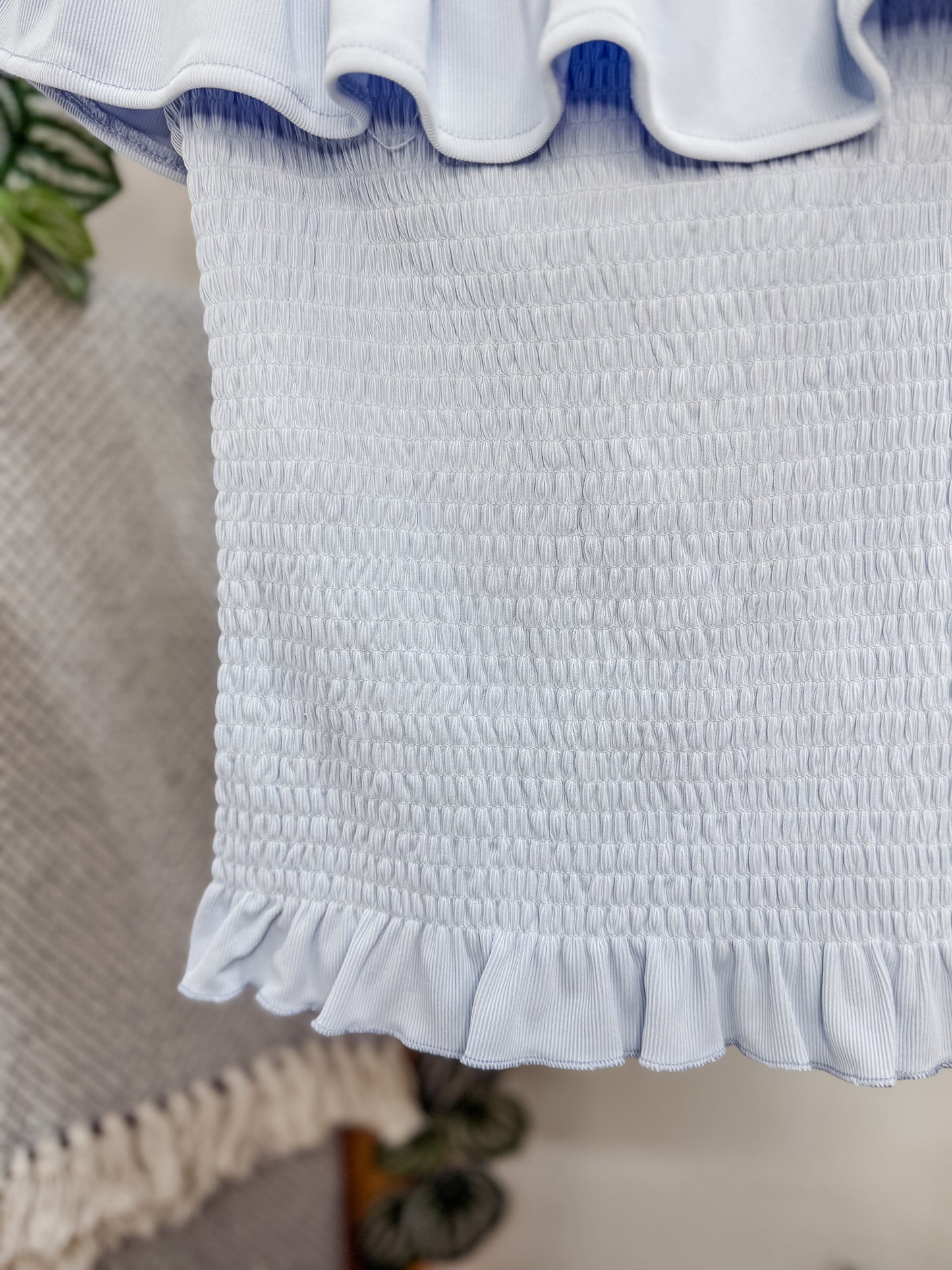 Chelsea Off Shoulder Smocked Top