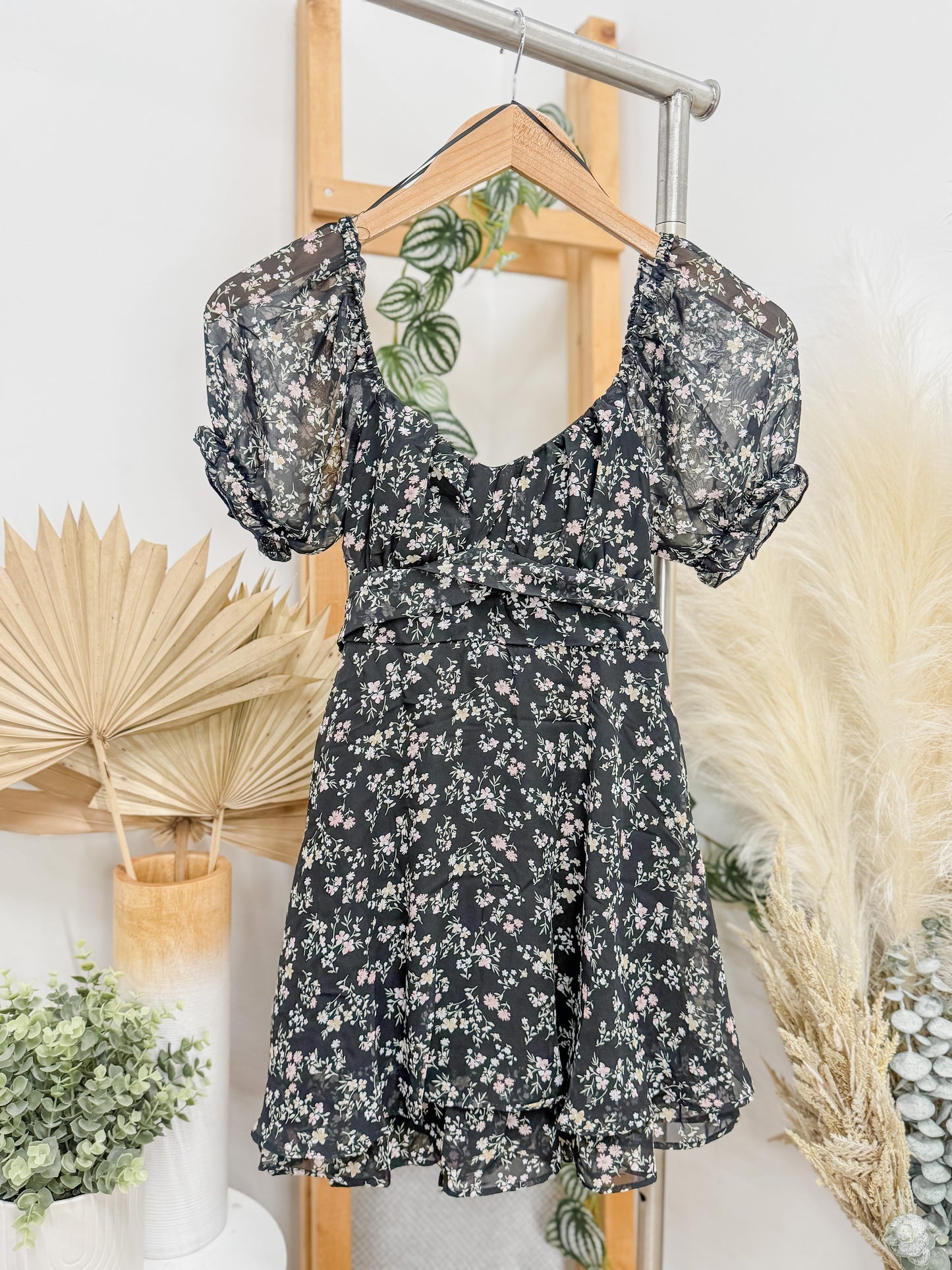 Emeline Floral Short Sleeve Dress