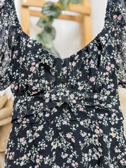 Emeline Floral Short Sleeve Dress