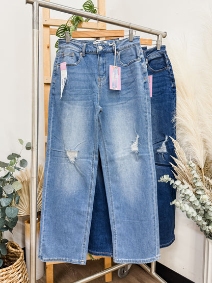 Maribelle Straight Stretch Loose Fit Jeans