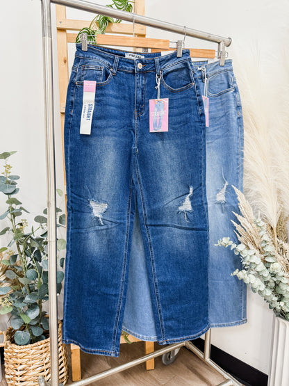 Maribelle Straight Stretch Loose Fit Jeans