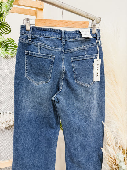Chloe Ankle Stretch High Rise Jeans
