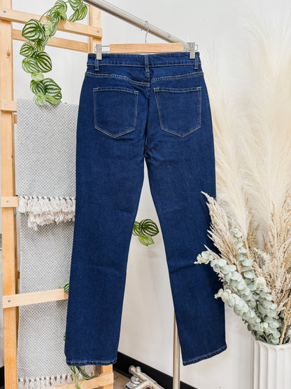 Jesse Stretch High Rise Mom Jeans