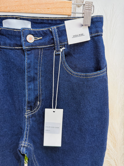 Jesse Stretch High Rise Mom Jeans
