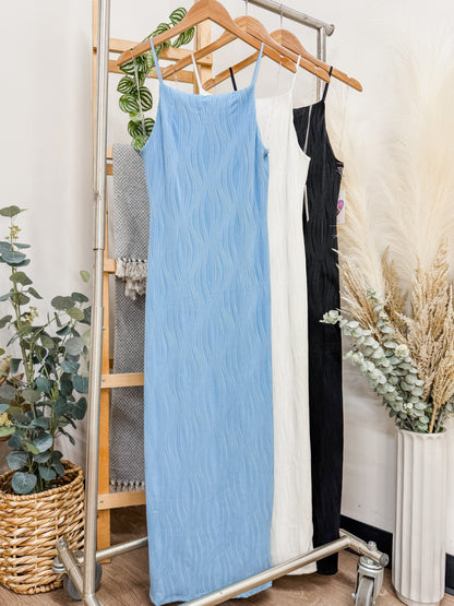 Maddie Textured Midi Dress