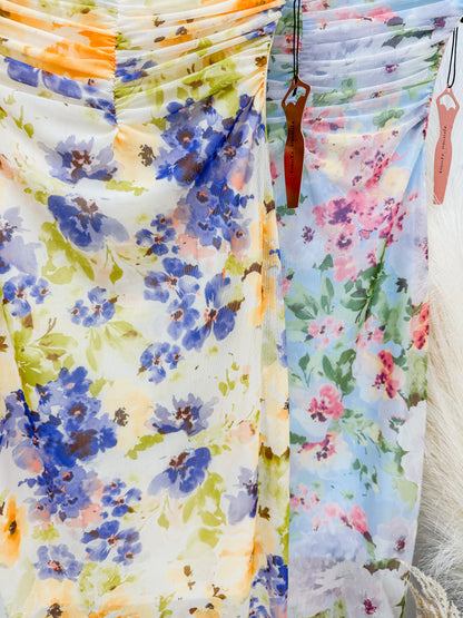 RESTOCK! Alyssa Midi Mesh Floral Dress