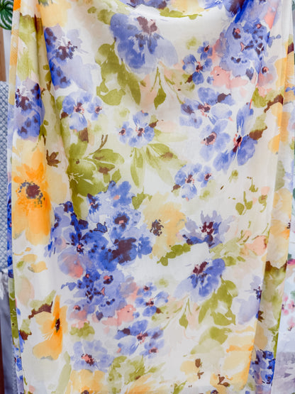 RESTOCK! Alyssa Midi Mesh Floral Dress