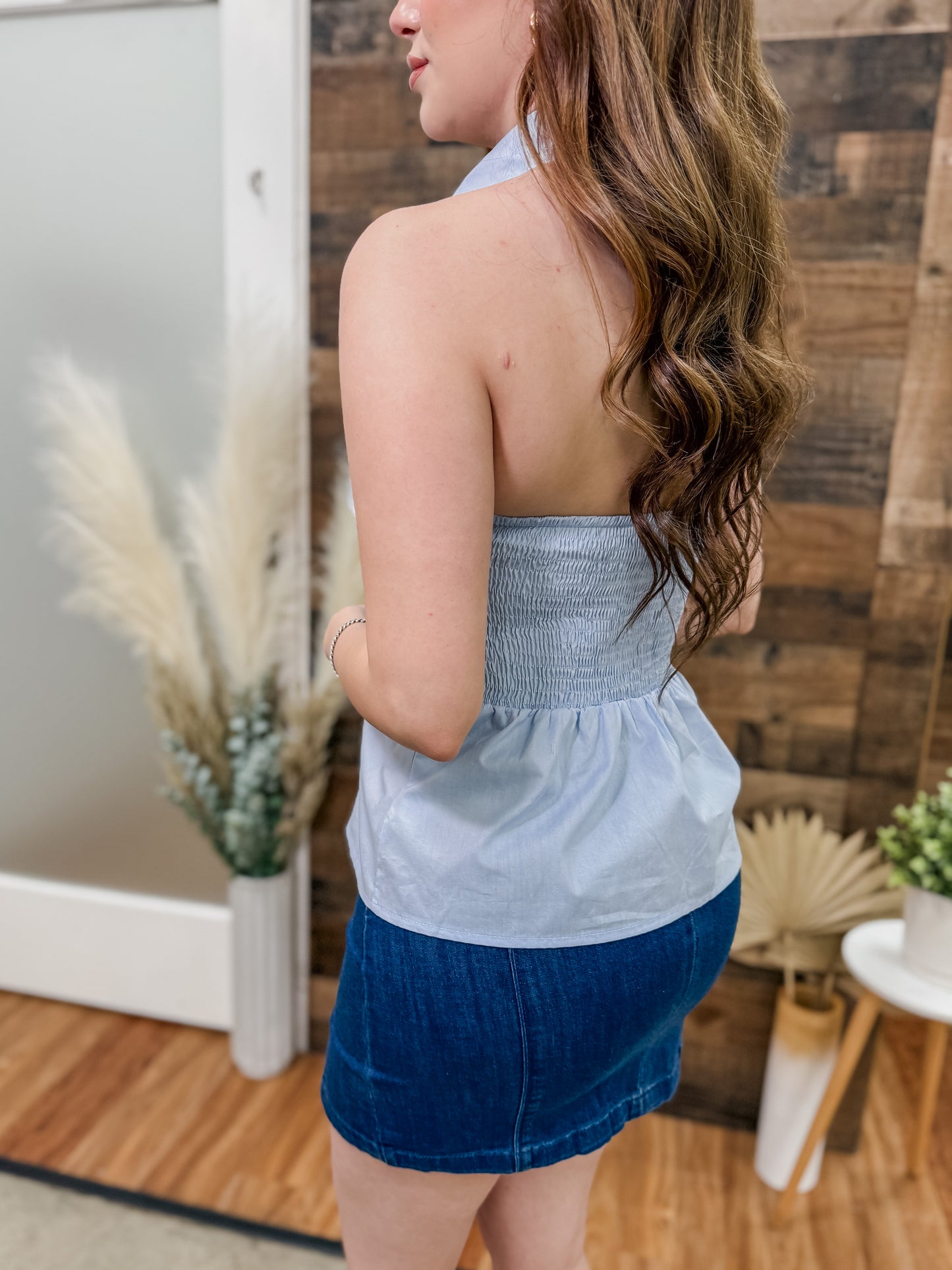 Adeline Collared Sleeveless Top