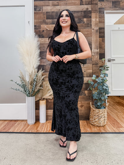 Willow Rose Maxi Bodycon Dress
