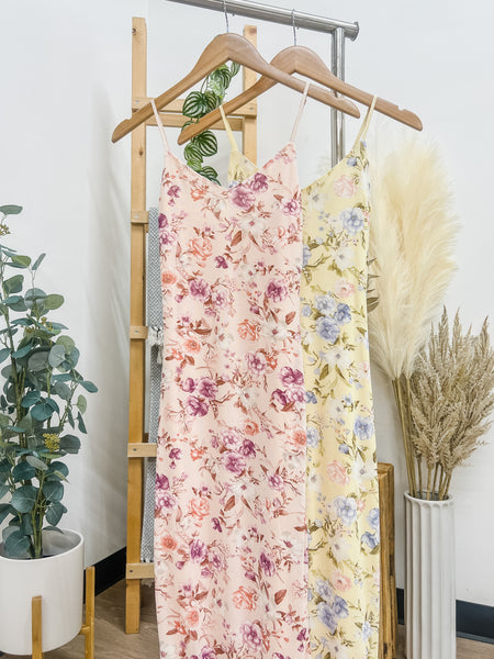 Priscilla Floral Mesh Maxi Dress