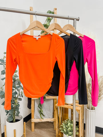 Marie Double Layered Long Sleeve Top