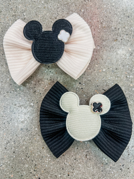 Classic Mouse Bow Hair Clip