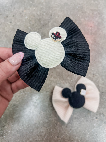 Classic Mouse Bow Hair Clip