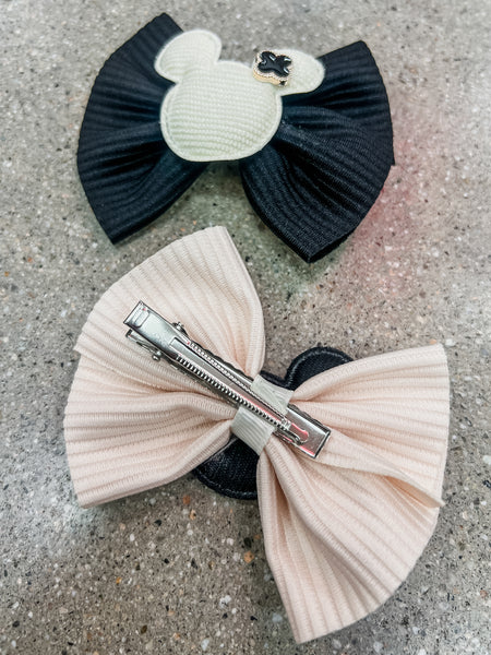 Classic Mouse Bow Hair Clip