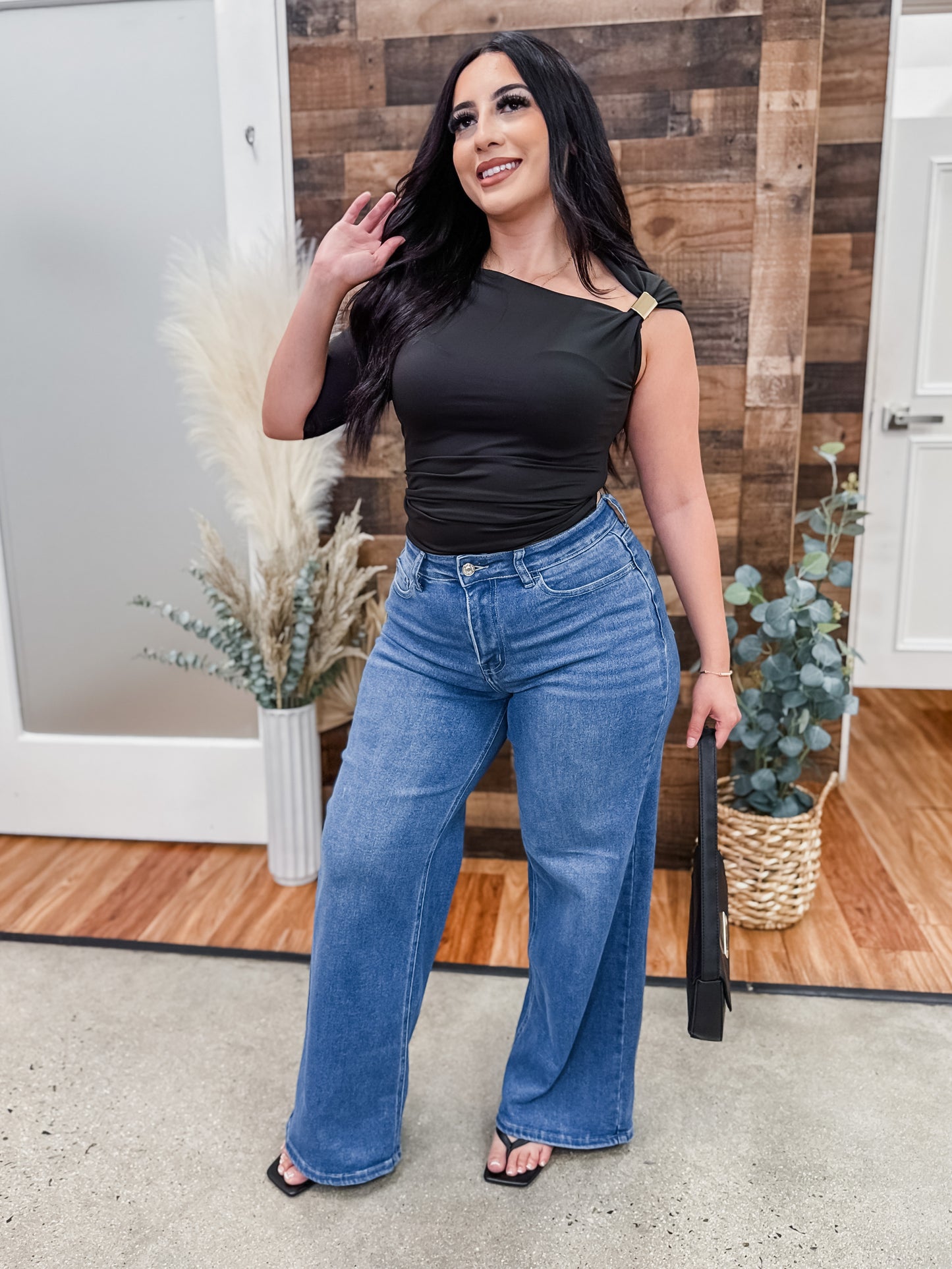 RESTOCK! Janae High Waisted Wide Leg Jeans