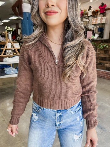 Whitney Half Zip Sweater