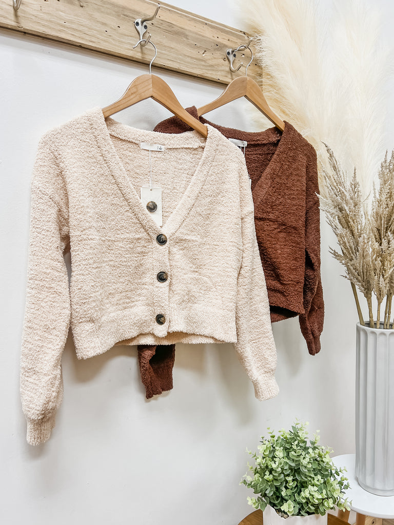 Cassie Cozy Button Cardigan Sweeties Fashion