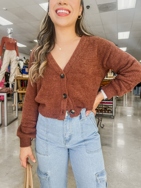 Cassie Cozy Button Cardigan