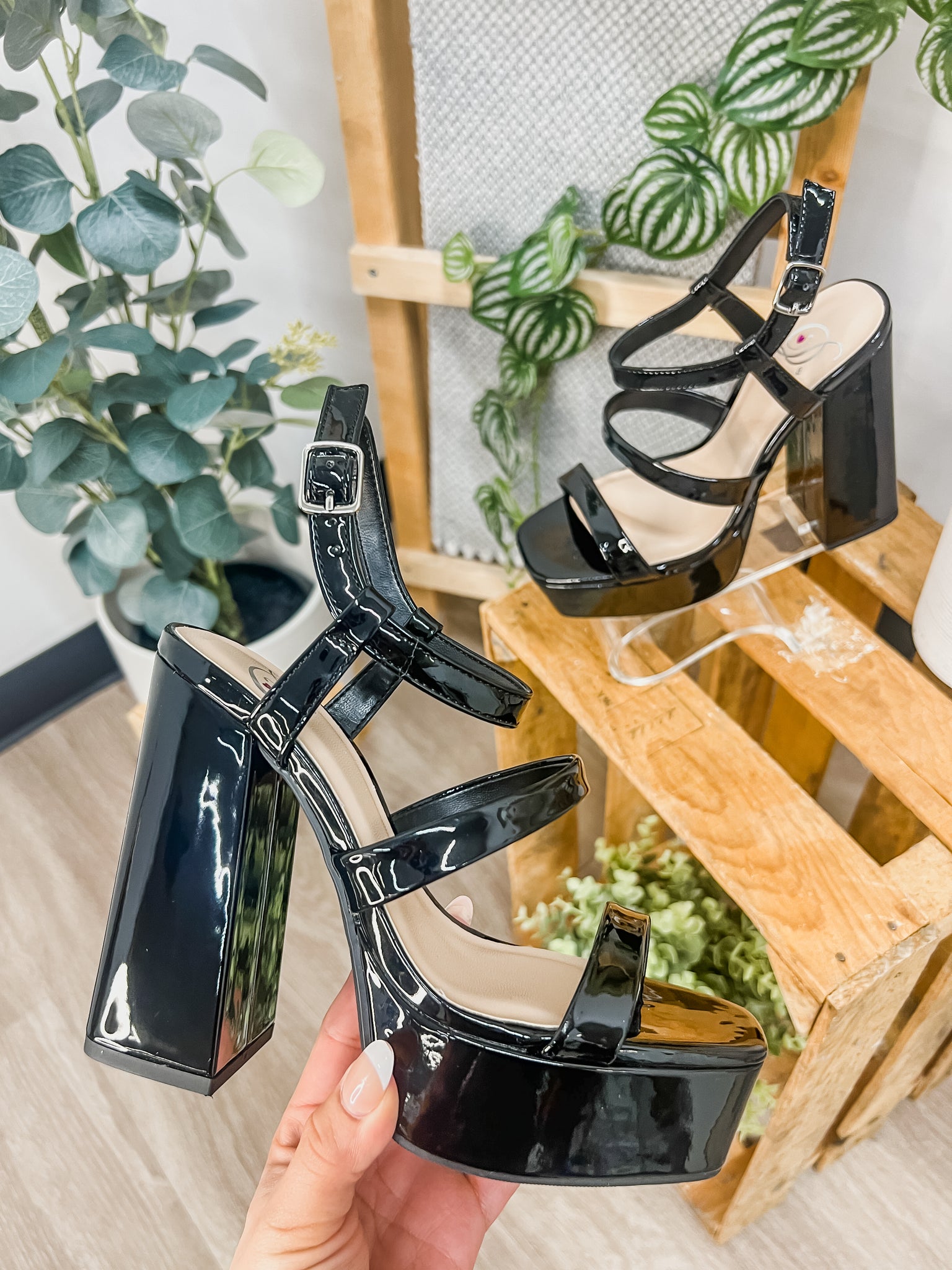 Isabelle Platform Strappy Heels