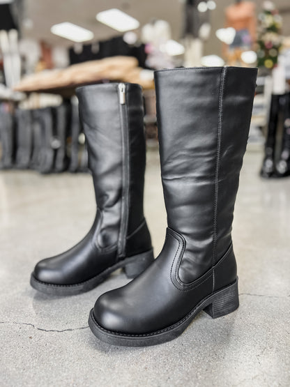 Mercedes Knee High Leather Boots