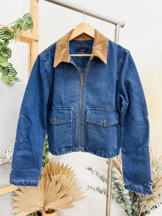 Taylor Corduroy Denim Barn Jacket