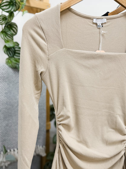 Melody Long Sleeve Square Neck Dress